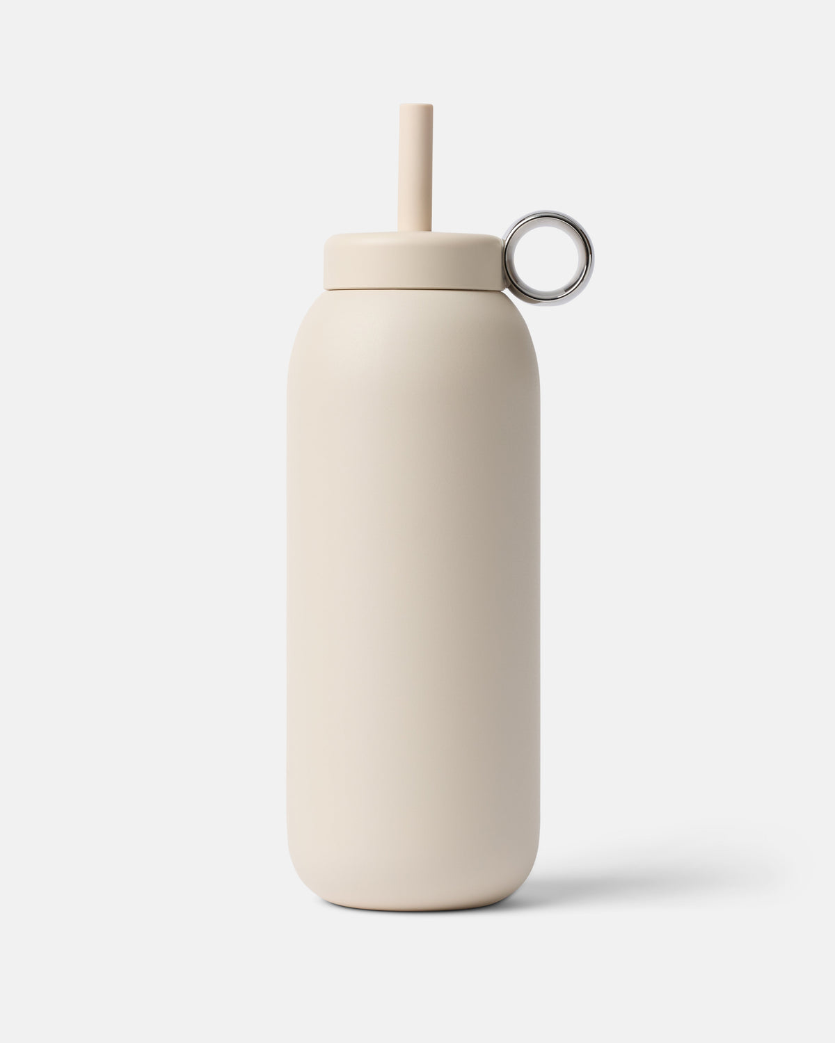 Stainless Straw Cap 32oz Almond